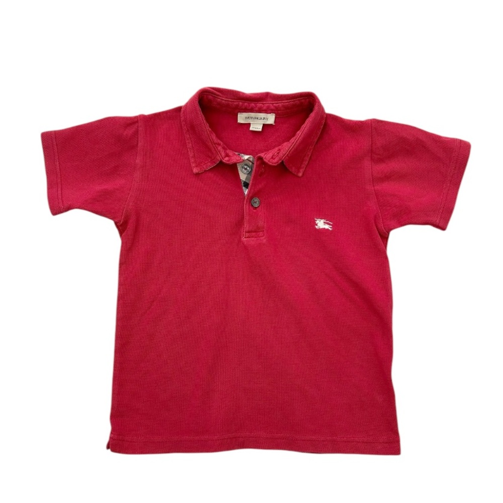 Burberry Red Polo Shirt